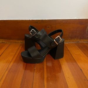 Urban Outfitters Faux Leather Platform Heels